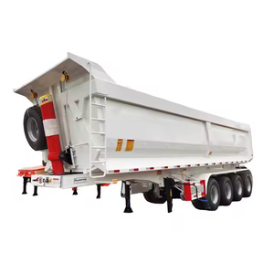 Semirremolque Volquete Trasero de 40, 60 y 100 Toneladas con 3/4/6 Ejes, Remolque Volquete de Acero en Venta - Product Image 1