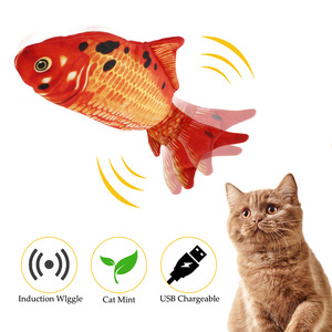 Venta caliente estilo clásico eléctrico movimiento pez <span class=keywords><strong>Catnip</strong></span> juguete Flopping <span class=keywords><strong>Kicker</strong></span> Simulación interactiva Floppy <span class=keywords><strong>Fish</strong></span> juguete para gatos - Product Image 4