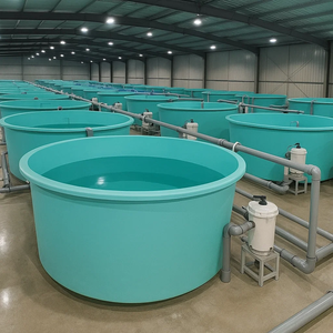 บ่อเลี้ยงปลาไฟเบอร์กลาส FRP รูปทรงสี่เหลี่ยมผืนผ้า สำหรับการเพาะเลี้ยงสัตว์น้ำและการเพาะพันธุ์กุ้ง - Product Image 3