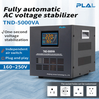 Régulateur de tension entièrement automatique TND-5000VA, dispositif régulateur de tension monophasé AC, régulateur de tension 220V