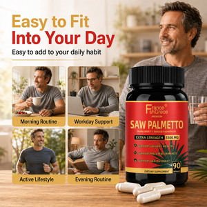 Extracto de Saw Palmetto Personalizado Shecome, Apoyo Óptimo para la Próstata, Cápsulas de Saw Palmetto con Ashwagandha para Adultos - Product Image 5