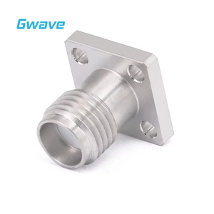 <span class=keywords><strong>SMA</strong></span> гнездовой соединитель, полевой сменный фланец с 4 отверстиями для PCB RF 6,35 мм, расстояние между отверстиями 0,30 мм, диаметр штифта, совместимый с DC-26.5GHz - Product Image 4