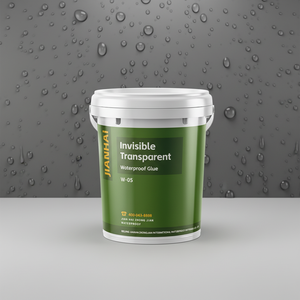 Membrane d'étanchéité transparente en émulsion acrylique résistante aux UV certifiée CE pour la réparation des fuites de toits plats W-05 Revêtement imperméable - Product Image 1