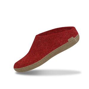 Pantoufles en feutre de laine naturelle pour femmes avec logo personnalisé, semelle intérieure double couche optimisée pour un usage domestique en intérieur - Product Image 2