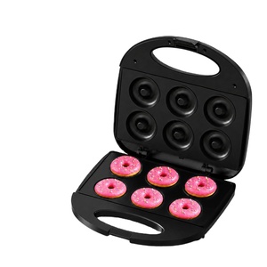 Máquina para Hacer Mini Donuts - Preparador <span class=keywords><strong>de</strong></span> Postres Caseros - Con Superficie Antiadherente <span class=keywords><strong>de</strong></span> Doble Cara y Diseño que Ahorra Espacio - Hace 6 Donuts - Product Image 1