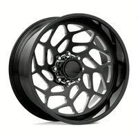 Jantes forgées de luxe 24x14 Super Single 5X139.7 8x170 8x165.1 8x180, jantes personnalisées pour roues à rebord profond polies 20 22 24 26 pouces