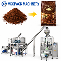 Machine d'emballage automatique verticale à vis sans fin pour poudre de café