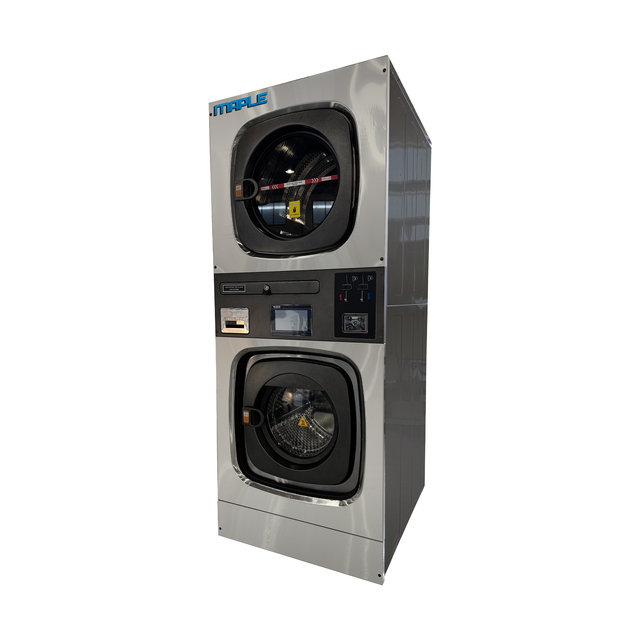 Commercial 22kg 220v Laundry Machine with Stainless Steel Housing Folding and Washing Capabilities for Shops & Hospitals