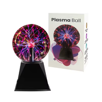 Boule de plasma LED magique, spectacle de lumière vibrant, sensible au toucher, longue durée, jouet scientifique décoratif, boule de plasma pour la maison et les fêtes