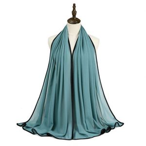 Plain Soft Breathable Chiffon Scarf Women <b>Hijab</b> Muslim Islamic Abaya All Seasons - Product Image 4