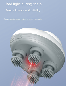 YOUXIN YX031719 Masajeador Eléctrico de Cabeza Portátil y Recargable, Control Remoto Inalámbrico, Tratamiento Inteligente para el Cuero Cabelludo, Batería de 500HA - Product Image 3