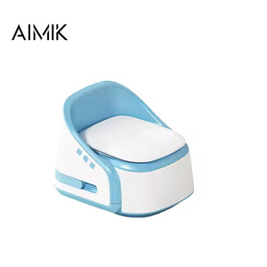 Multifuncional lindo dibujos animados bebé inodoro orinal entrenador orgánico piso montado plástico baño olla para niños - Product Image 1