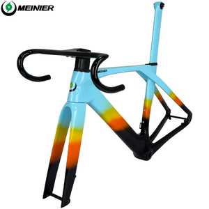 Cadre de vélo à disque en carbone super léger avec guidon 420x90mm cadre de vélo de route Aero pour cadre de vélo de route en carbone de course - Product Image 4