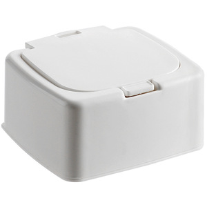 Desktop Organizer <b>Box</b> With Lid Mini <b>Storage</b> For Office Supplies And <b>Small</b> Items Rectangle Shape Solid Color Covered Design - Product Image 3