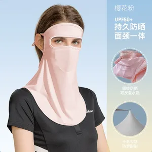 Mascarilla Deportiva Unisex de Seda Helada para Ciclismo, Ligera, Protección UV, Secado Rápido, Velo Fino Transpirable para Orejas y Cuello para Exteriores - Product Image 2