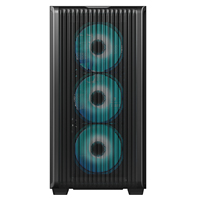 Boîtier PC Gaming SAMA en Maille Métallique à Refroidissement Puissant, Compatible GPU Séries 40 et 50, Boîtier ATX Double Refroidisseur Liquide 360mm