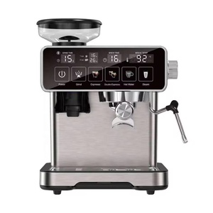 Machine à expresso semi-automatique professionnelle avec système de broyage commercial, fonction de pré-infusion, machine à café expresso électrique - Product Image 3