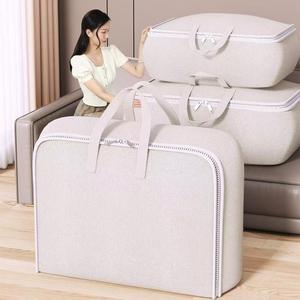 Clothing Organizer Large Moving Bags For Clothes And Blankets Durable Non Woven Fabric Rectangle Shape Bedroom Use - Product Image 2