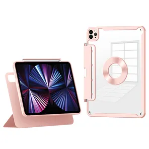 Für Ipad 10.2 New Pu Leder Magnetic Split Mit Stift halter Fall Für Ipad Pro 11 12,9 Zoll M2 2022