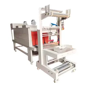 Cold Stretch Hood Film Shrink Wrapping Machine Cuff Shrink Pet Bottle Pe Film Stretch Shrink Wrapping Sealing Packing Machine