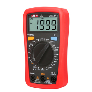 UNI-T 2000 Đếm UT33D + Đồng Hồ Vạn Năng Kỹ Thuật Số Đo Điện Áp AC/DC Điện Trở Dòng DC Và Phát Hiện NCV - Product Image 2