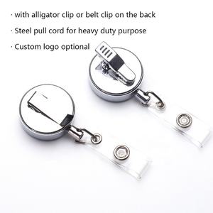 Porte-badge rétractable en acier robuste avec logo personnalisé, style <span class=keywords><strong>yoyo</strong></span>, pour infirmières et personnel de santé, design mignon, modèle Bratz - Product Image 1