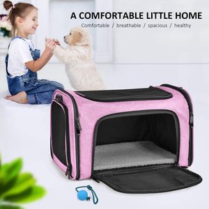 Free sample Cat <b>Carrying</b> Case Pet <b>Dog</b> Carrier Soft-Sided Cat Bag Airline Approved, Pet Travel Carrier Up <b>to</b> 15 Lbs, Collapsible - Product Image 5
