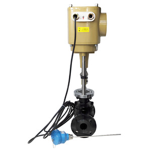 Vanne de régulation électrique ZDLP-16C/P à siège unique pour contrôle de température en pipeline, signal de courant analogique pour températures moyennes - Product Image 2