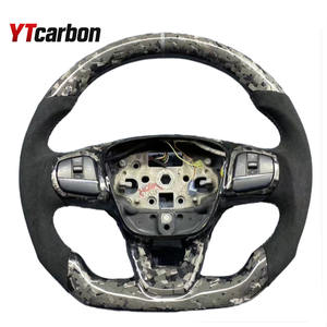 Volant en carbone YTcarbon pour Focus MK4 Fiesta MK8 Kuga Bronco Sport Escape E-Transit Maverick <span class=keywords><strong>Tourneo</strong></span> <span class=keywords><strong>Courier</strong></span> Puma - Product Image 4