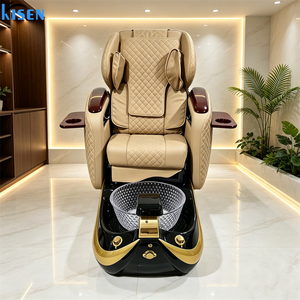 Sillón de Pedicura y Manicura KISEN Profesional, Moderno y Lujoso, con Hidromasaje de Cuerpo Completo, para Salón de Belleza - Product Image 1