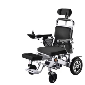 Viatom E200C Chair with Wheels for Disabled Aluminum Alloy Pedal Power Wheelchair Foldable