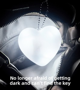Wholesale Light Bag Lamp Purse Night with Keychain Clip Xmas Gifts Heart Round <b>Star</b> Shaped Touch Sensor for Women Smart Home - Product Image 4