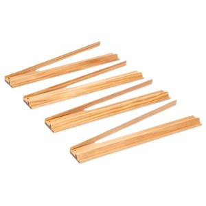 Pousseur et support de Mahjong 2-en-1 en <span class=keywords><strong>bois</strong></span> massif naturel de 17,25 pouces, multicolore, pour la maison et les voyages, accessoires de Mahjong d'extérieur - Product Image 6