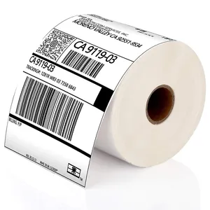 Thermisch Postadres Papieren Etiketrollen Printer 150Mm X 100Mm Verzending 4X6 Labels Voor Logistiek