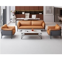 Meubles de bureau modernes de luxe de haute qualité, ensemble de canapé et de chaises pour petit bureau commercial, projet public, vente chaude