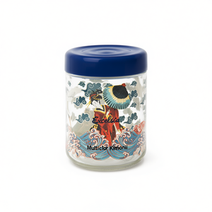 Tarro de Vidrio para Almacenamiento Excelsa Multicolor Kimono 10x13.5x10 cm Hecho en Italia Modelo 66144 - Product Image 2