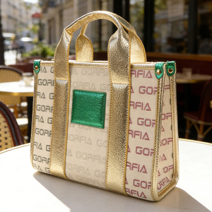 Sac à main en toile imprimée de luxe, de haute qualité, avec poignée à finition métallique, tendance, sac bandoulière - Product Image 3