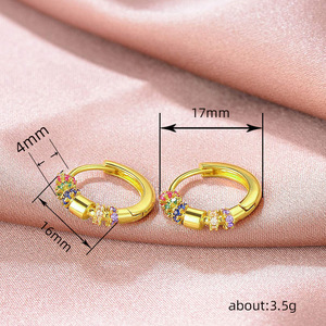 Orecchini a Clip Colorati per Donne, Gioielli per Orecchie alla Moda e Trendy - Product Image 4