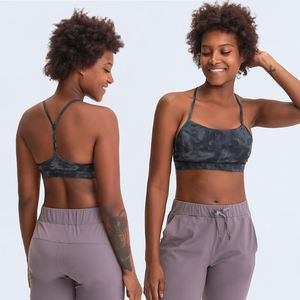 Soutien-gorge de sport pour femme, nouvelle collection automne-hiver 2023, soutien-gorge de <span class=keywords><strong>yoga</strong></span> nude, bretelles en Y, dos élégant, maintien optimal, anti-chocs, pour le fitness et l'exercice - Product Image 4
