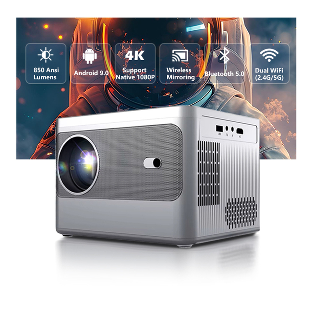 Hot Sale Mini 4k Proyector LCD LED Portable HY300 Smart Android Home Theater Video Projector