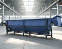 Cuve de lavage flottante en plastique pour la séparation des étiquettes de flocons PET et le retrait du sable des films PP, HDPE, LDPE