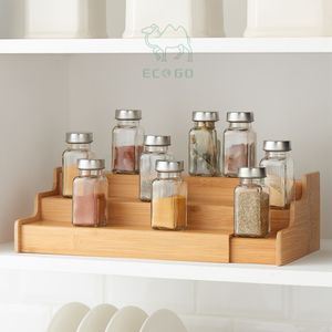 Bamboo 3 Tier Expandable Waterproof Modern <b>Spice</b> Rack High Quality <b>Spice</b> <b>Holder</b> for Kitchen Use - Product Image 5