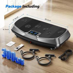 Machine d'exercice de plaque de vibration <span class=keywords><strong>3D</strong></span> Oscillation en mode d'impulsion à usage domestique pour les femmes et les hommes Machine de plate-forme de vibration - Product Image 6