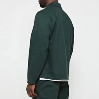 Logo personnalisé OEM Ensemble deux pièces veste et pantalon cargo coupe ample 100% survêtement cargo en nylon et coton pour hommes