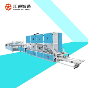 Mattress Making Machine For Adult/patient High Efficiency Under Pad Production Line Disposable Diaper Machine Plc+touch Screen