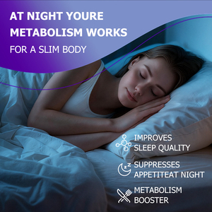 Capsules brûle-graisses nocturnes directes d'usine avec vitamine D, aident à gérer le stress et à améliorer l'humeur, favorisent la clarté mentale - Product Image 4