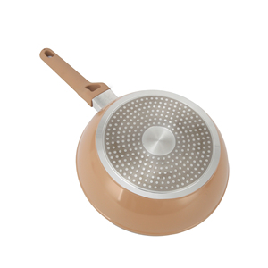 Juego de 7 Piezas de Ollas y <span class=keywords><strong>Sartenes</strong></span> de Aluminio Forjado con Revestimiento Cerámico Color Caramelo Beige, Antiadherentes, Libres de PFOA, Venta al Por Mayor - Product Image 4