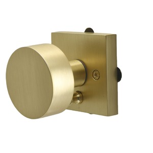 Mỹ sang trọng vàng phòng Tắm Khóa Kẽm hợp kim riêng tư Knob với đoạn xử lý & VUÔNG trở lại tấm cho cửa an ninh - Product Image 4