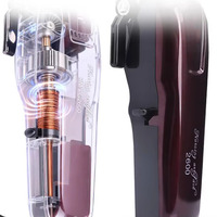 Tondeuse à cheveux sans fil, tondeuse à cheveux pour un rasage et un estompage sans couture du cuir chevelu, kit de tondeuse à cheveux pour un estompage et un mélange, tondeuse magique KM-2600