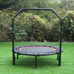 Gran oferta gimnasio <span class=keywords><strong>Fitness</strong></span> 40/48 pulgadas redondo salto Bundgee <span class=keywords><strong>cama</strong></span> interior alto elástico primavera trampolín plegable con reposabrazos - Product Image 6